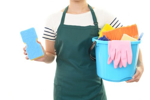 Commercial patio and entrance cleaning in Bow