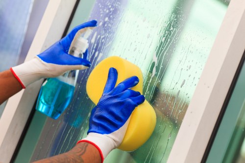 Exterior facade washing service for a property in Bow