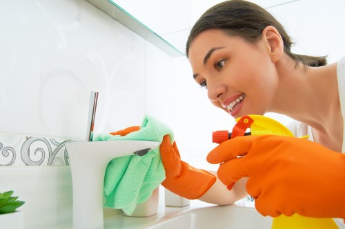 Office kitchen and washroom cleaning in Bow